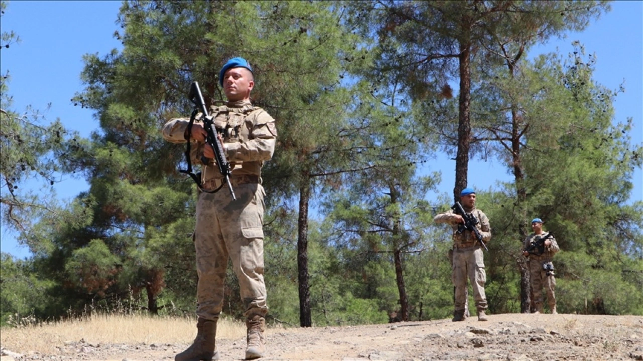 Kilis'te ormanlar yangınlara karşı jandarma tarafından denetleniyor