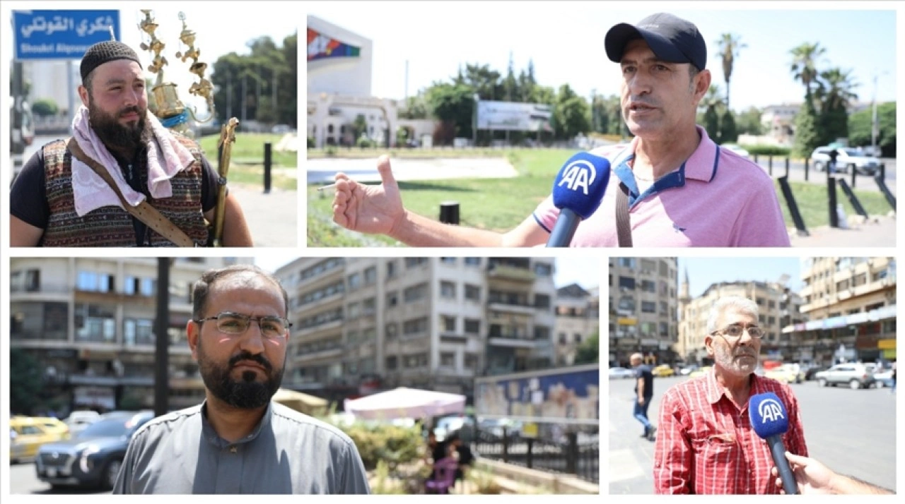 Kiliseye yönelik terör saldırısı sonrası Şam sokaklarından dayanışma mesajları geldi