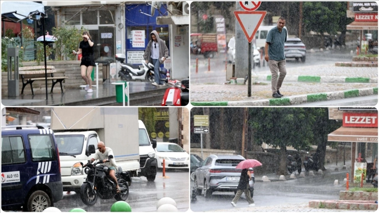 Kırklareli'nde sağanak hava sıcaklığını düşürdü