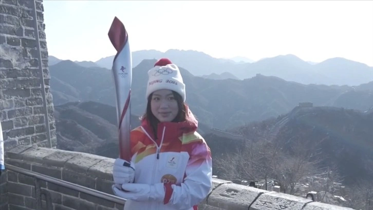 Kış Olimpiyatları ateşi Çin Seddi'ni aştı