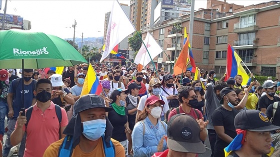 Kolombiya'da hükümet karşıtı protestolar 25. gününde devam ediyor
