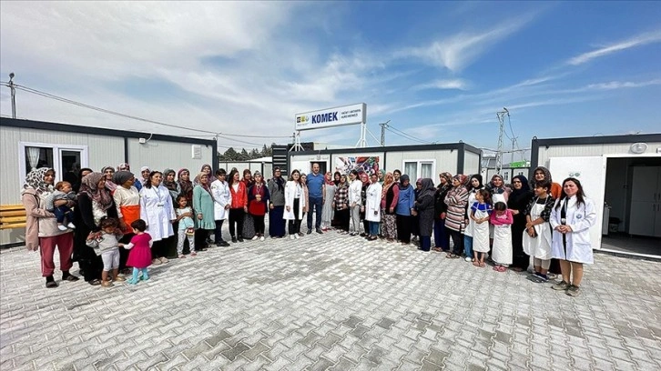 Konya Büyükşehir Belediyesi depremin etkilediği Hatay'da meslek edindirme kursu açtı