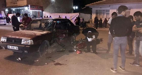 Konya’da trafik kazası: 2 yaralı !
