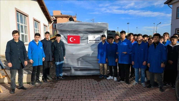 Konya'daki liseden Romanya'ya fırın ekipmanı ihracatı