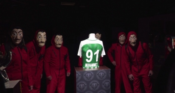 Konyaspor’dan 'La Casa de Papel' ve 'Çav Bella'lı forma tanıtımı