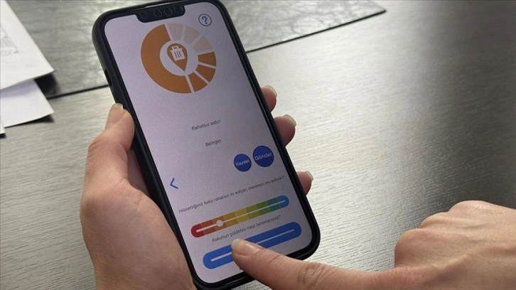 Kötü koku yayılan alanları kayıt altına almak için mobil uygulama geliştirdiler