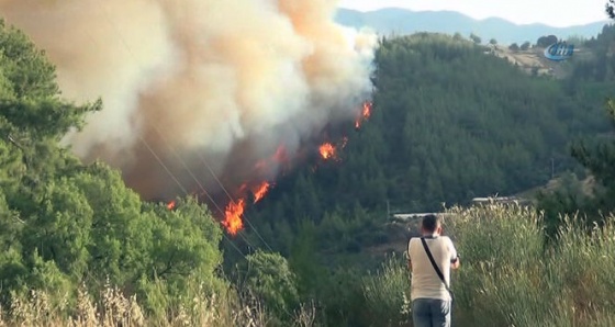 Kumluca'daki orman yangını kontrol altına alındı