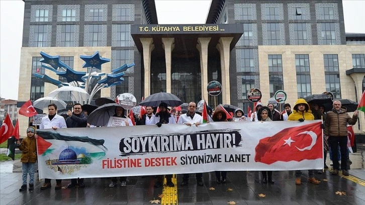 Kütahya'da hekimler Gazze için 