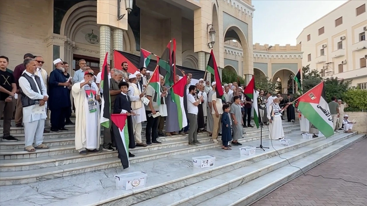 Libyalı aktivistler Gazze'ye doğru yola çıkan Küresel Sumud Filosu'na katılmak için hazırl