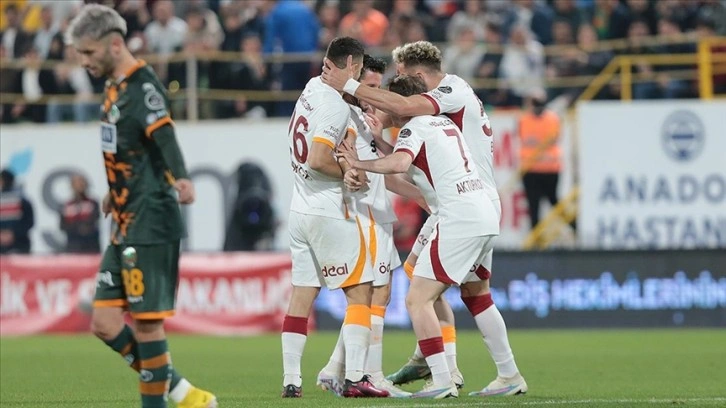 Lider Galatasaray, Alanya deplasmanında 4 golle kazandı