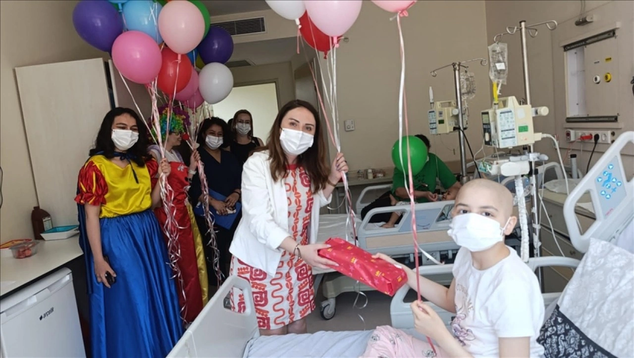 Lösemili çocukların Kurban Bayramı sevinci