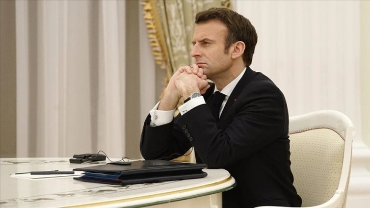 Macron, Rusya'dan, BM Güvenlik Konseyi'ne hesap vermesini isteyeceklerini söyledi