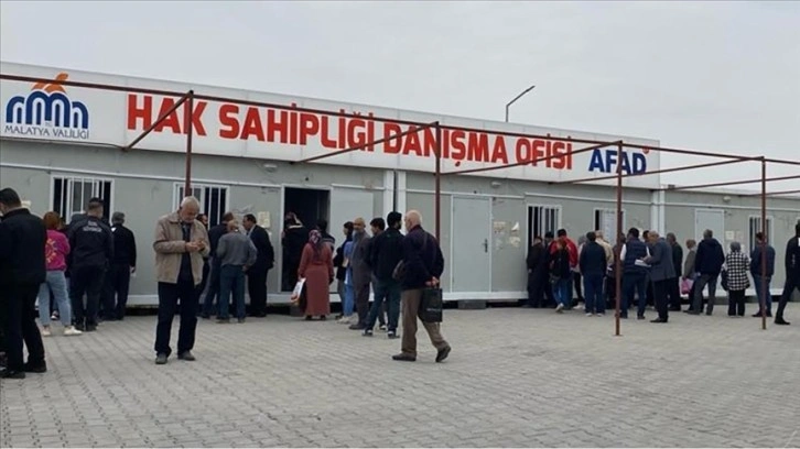 Malatya'da hak sahipliği başvurusu yapamayan depremzedelere ek süre verildi