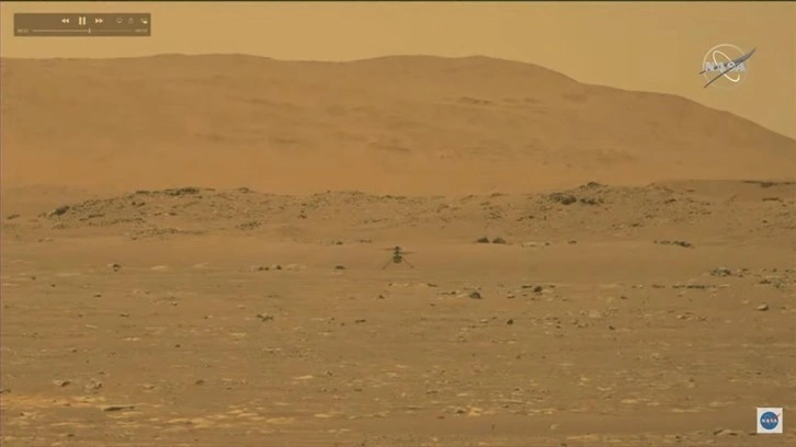 Mars'ta bulunan Ingenuity helikopteri 63 gün sonra NASA'yla iletişime geçti