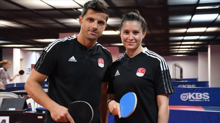 Masa tenisi milli sporcusu, antrenör eşiyle Paris 2024'e hazırlanıyor