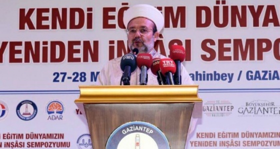 Mehmet Görmez: 'Eğitim tüm dünyanın en büyük sorunu'