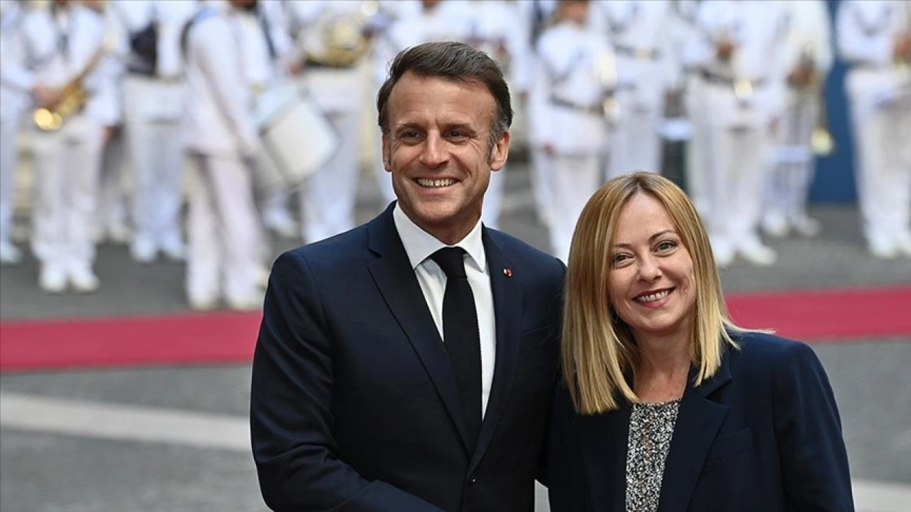 Meloni ve Macron, artan zorluklar karşısında Avrupa'nın güçlendirilmesi çabalarını görüştü