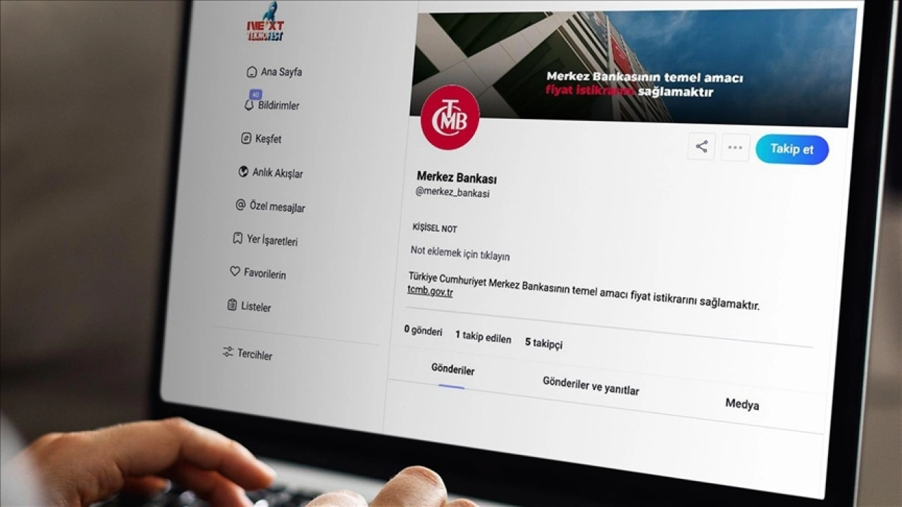 Merkez Bankası NEXT Teknofest Sosyal hesabı açtı