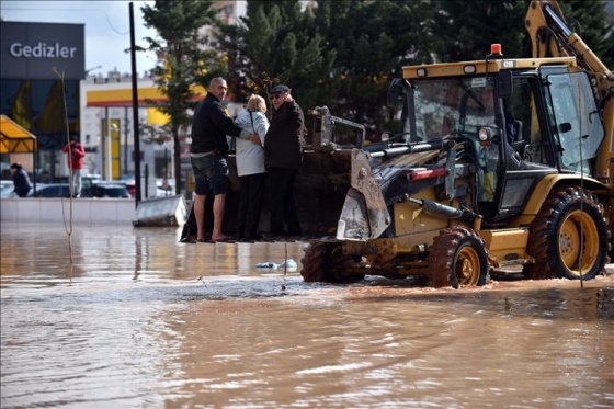 Mersin'de mahsur kalan 2 yaşlı kurtarıldı