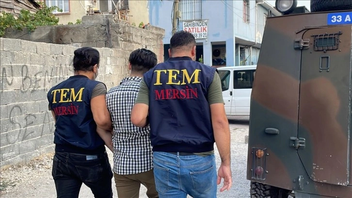 Mersin'de terör örgütü PKK/KCK operasyonunda 8 şüpheli yakalandı