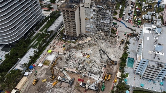 Miami'de çöken binanın enkazından çıkarılan ceset sayısı 97'ye yükseldi