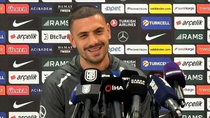 Milli futbolcu Merih Demiral: Kazanmak isiyoruz, elimizden gelenin en iyisini yapmaya çalışacağız