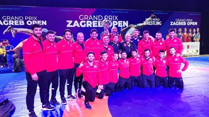 Milli güreşçiler, Grand Prix Zagrep Open'ı takım halinde şampiyon tamamladı