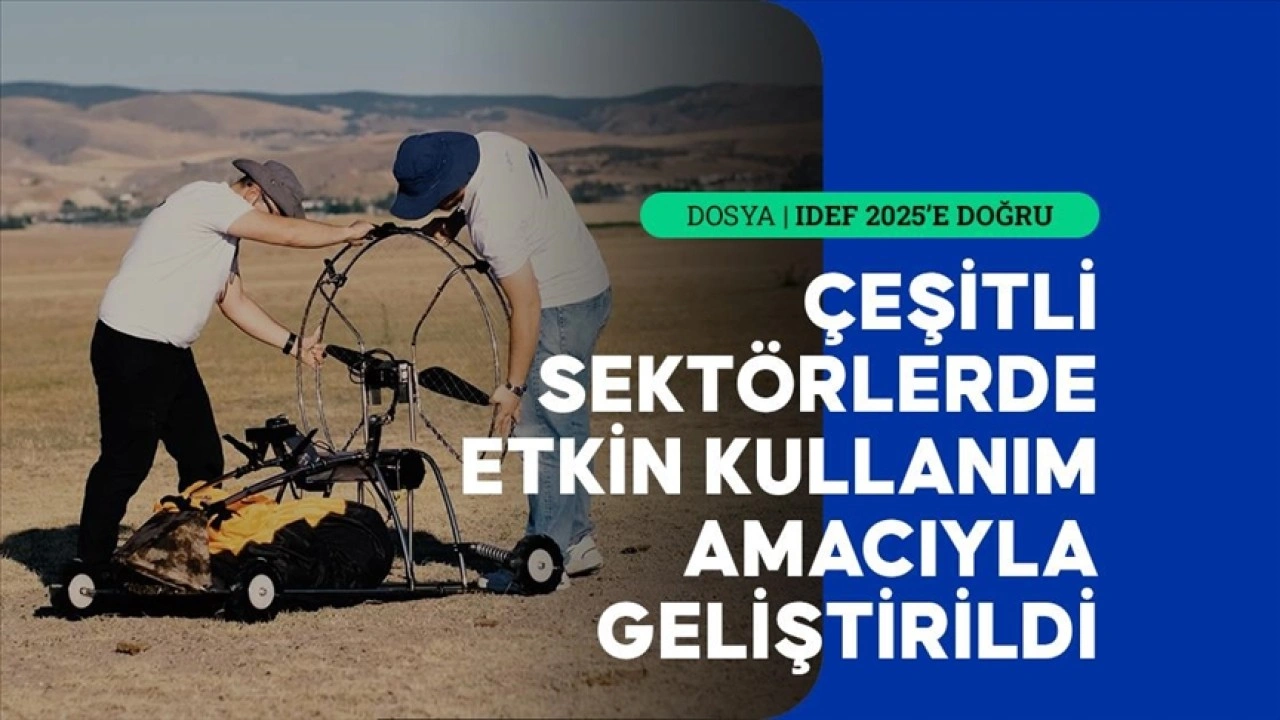 Milli İHA teknolojilerine "insansız paramotor" katıldı