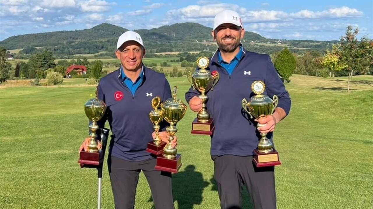 Milli para golf&ccedil;&uuml;ler, &Ccedil;ekya'daki turnuvada 4 kupa kazandı