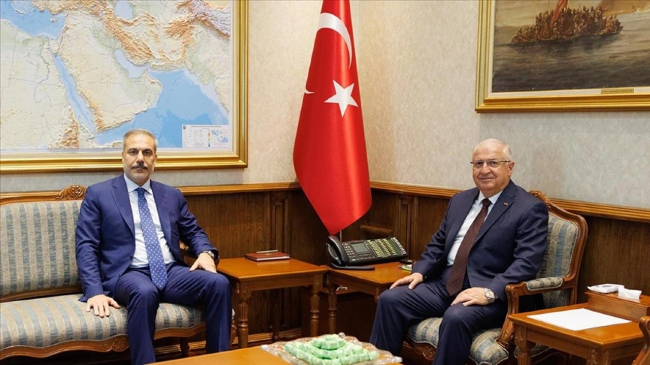 Milli Savunma Bakanı Güler, Dışişleri Bakanı Fidan ile görüştü