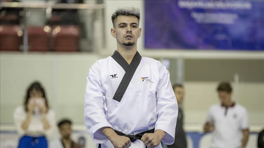 Milli tekvandocu Muhammed Emir Yılmaz, FISU 2025'te gümüş madalya kazandı