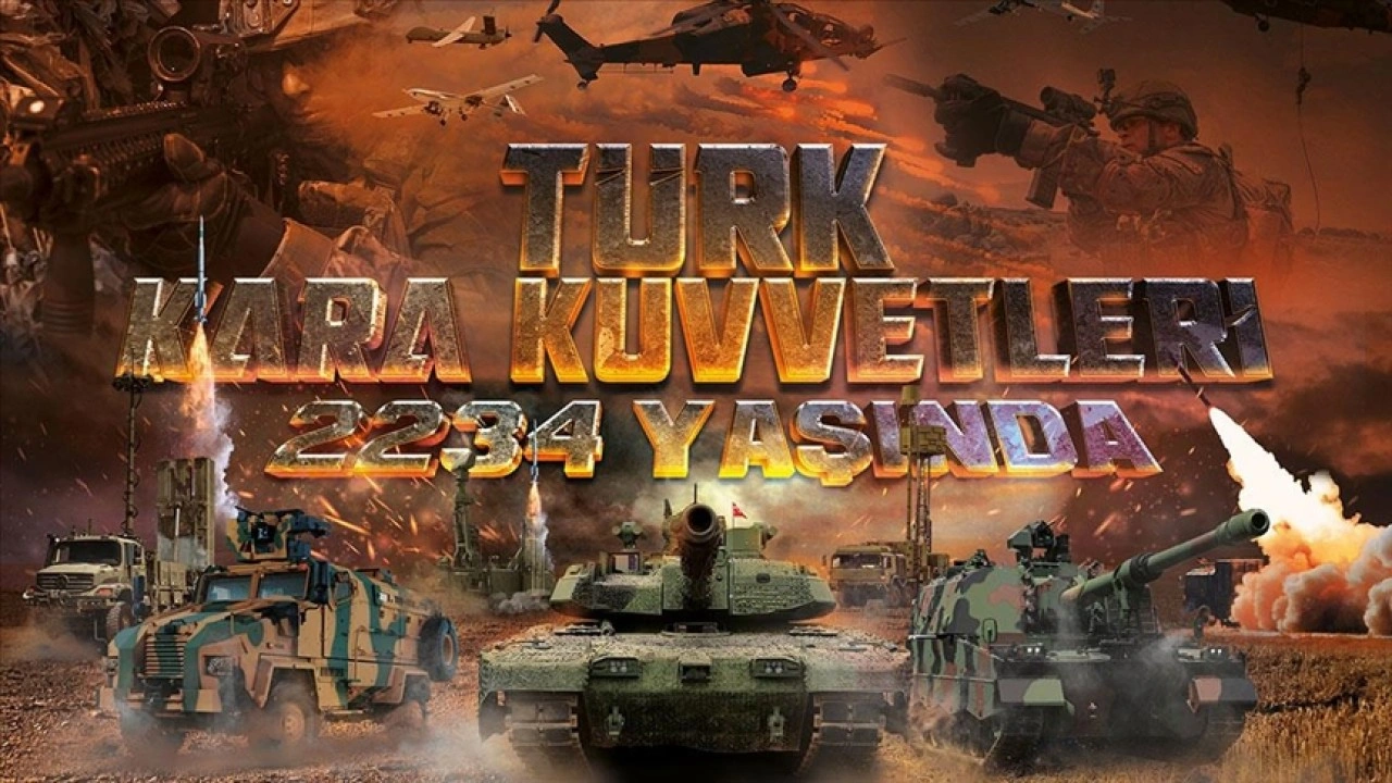 MSB'den Türk Kara Kuvvetlerinin 2234'üncü kuruluş yıl dönümüne ilişkin paylaşım