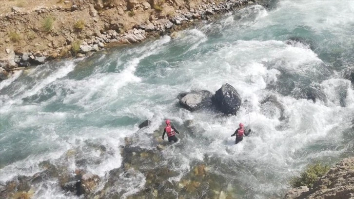 Müküs Çayı'na düşen hemşireye ulaşılmaya çalışılıyor