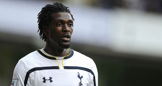 Ne çektin be Adebayor!