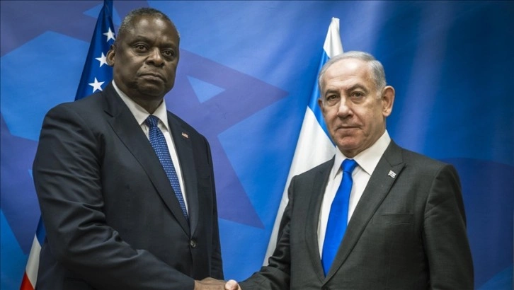 Netanyahu, İsrail’i ziyaret eden ABD Savunma Bakanı Austin ile görüştü