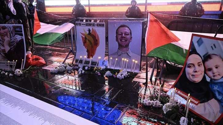 New York'ta, Gazze'ye destek için kendini yakan ABD'li asker Bushnell anıldı