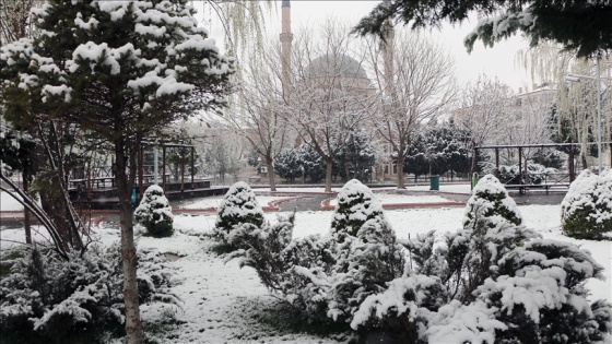 Nisan ayında yağan kar birçok ili beyaza bürüdü