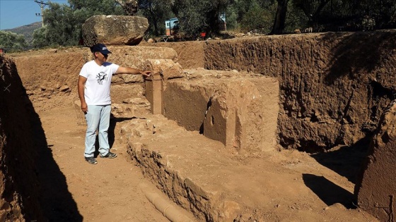 Nysa Antik Kenti'nde 1800 yıllık çeşme bulundu