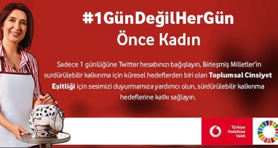 'Önce Kadın” diyen Vodafone'dan sosyal medyada anlamlı kampanya
