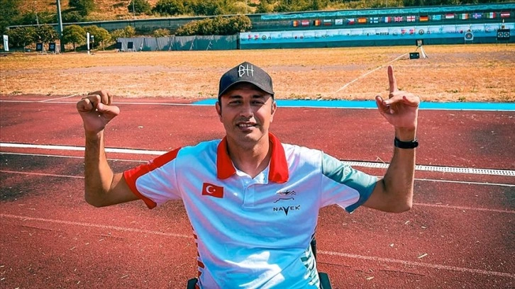 Paralimpik okçu Bahattin Hekimoğlu, Avrupa üçüncüsü oldu