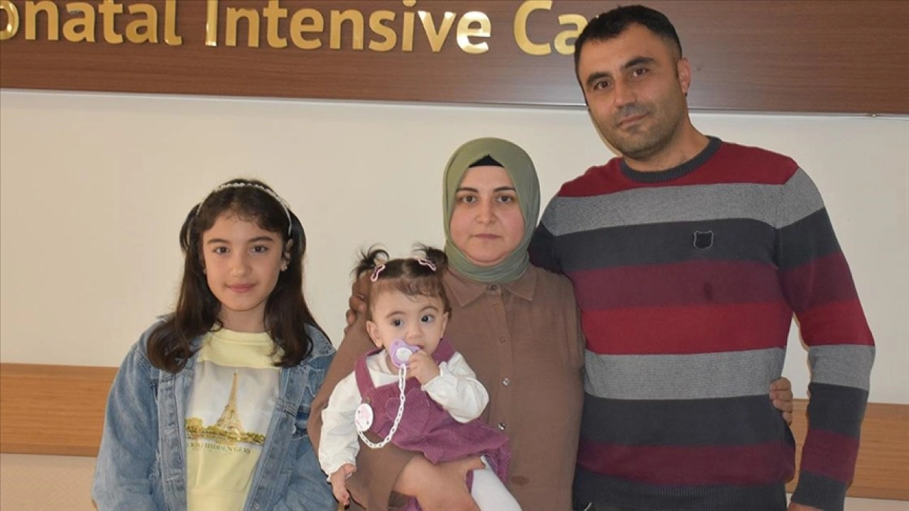 Prematüre doğan 570 gramlık Ayliz Nida, 1 yaşına ulaştı