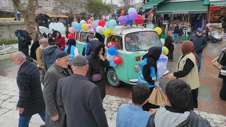 Ramazan karşılama etkinliğinde çocuklar sevindirildi