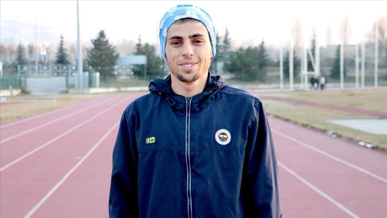 Rekortmen atlet Ömer Faruk, Avrupa ve dünya şampiyonalarına hazırlanıyor