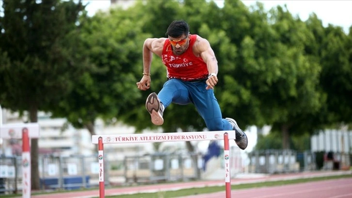 Rekortmen atlet Sinan Ören, uluslararası başarı için ter döküyor