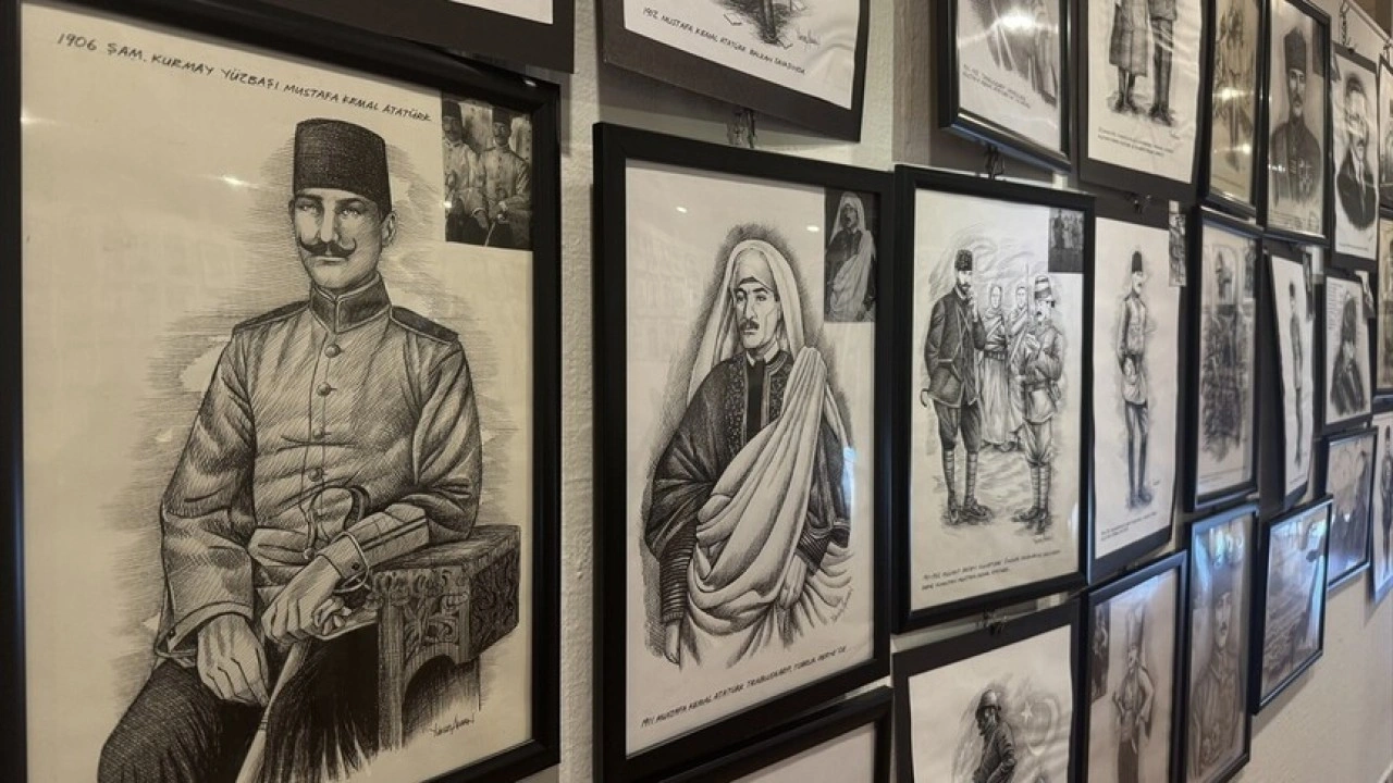 Ressam Y&uuml;ksel Akman'ın "Kurtuluşa Doğru" sergisi İstanbul'da a&ccedil;ıldı
