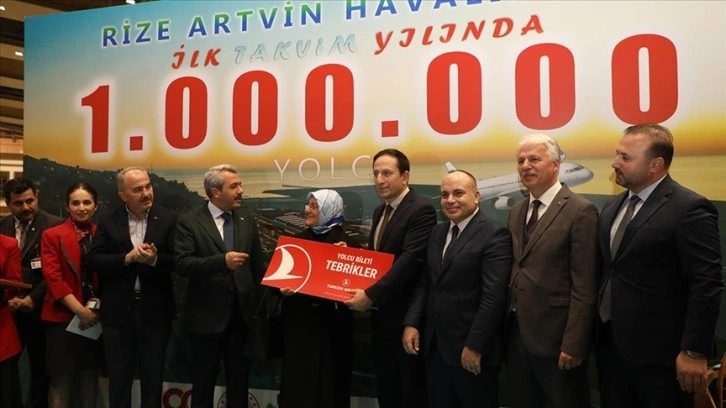 Rize-Artvin Havalimanı'nda yolcu sayısı 1 milyonu aştı