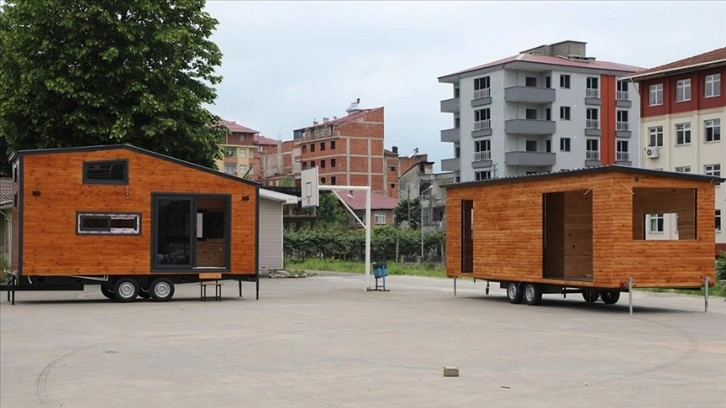 Rize'de meslek lisesi öğrencilerinden