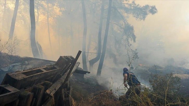 Rodos'taki orman yangını yerleşim birimlerine ulaştı