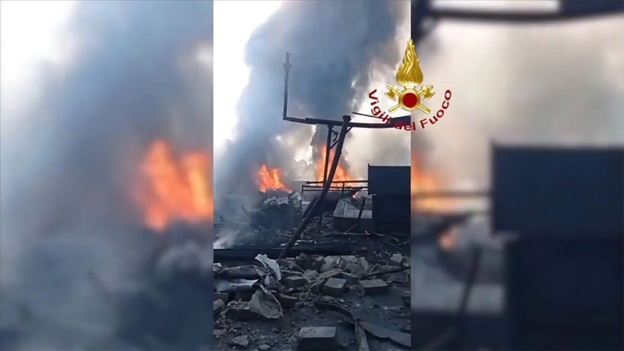 Roma'da bir akaryakıt istasyonundaki patlamada en az 10 kişi yaralandı