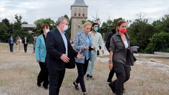 'Rotahane Projesi' ile Edirne'ye gelen heyet Sağlık Müzesi ve Edirne Sarayı'nı gezdi